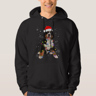 Bernese Mountain Dog Lights Weihnachtsmatte Hoodie
