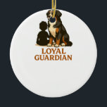 Bernese Mountain Dog Loyal Family Guardian Keramik Ornament<br><div class="desc">Bernese Mountain Dog Loyal Family Guardian</div>