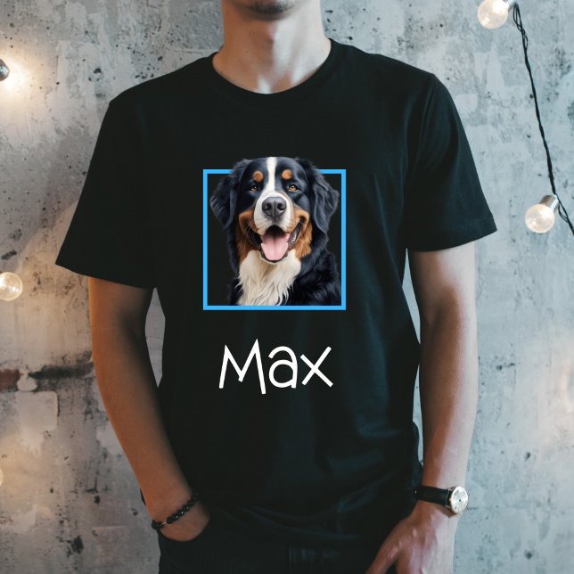  Bernese Mountain Dog Male Face with Name T-Shirt T-Shirt (Von Creator hochgeladen)