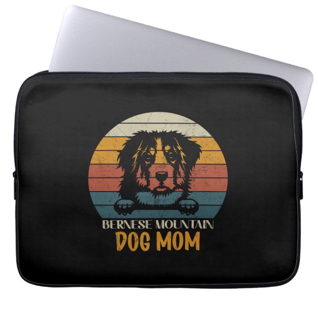 Bernese Mountain Dog Mama, Berner Hundemutter Laptopschutzhülle (Vorderseite)