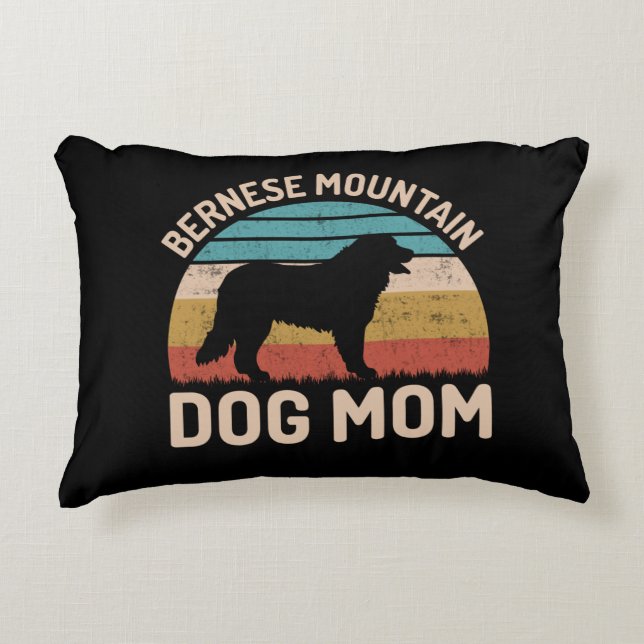 Bernese Mountain Dog Mama, Bernese Dog Mama Dekokissen (Vorderseite)