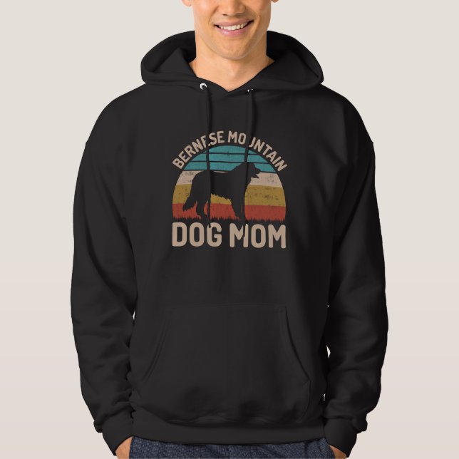 Bernese Mountain Dog Mama, Bernese Dog Mama Hoodie (Vorderseite)