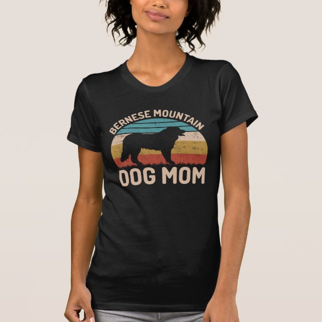 Bernese Mountain Dog Mama, Bernese Dog Mama T-Shirt (Vorderseite)