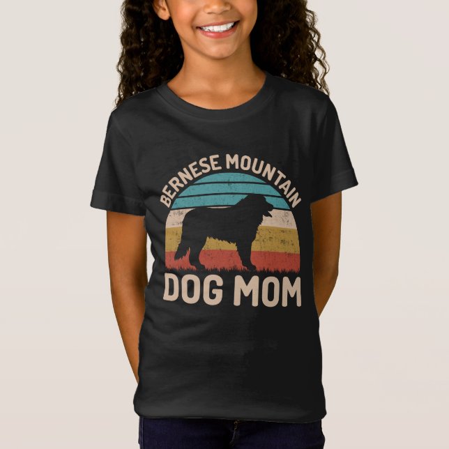Bernese Mountain Dog Mama, Bernese Dog Mama T-Shirt (Vorderseite)