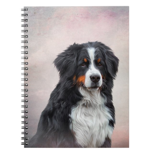 Bernese Mountain Dog Notizblock (Vorderseite)