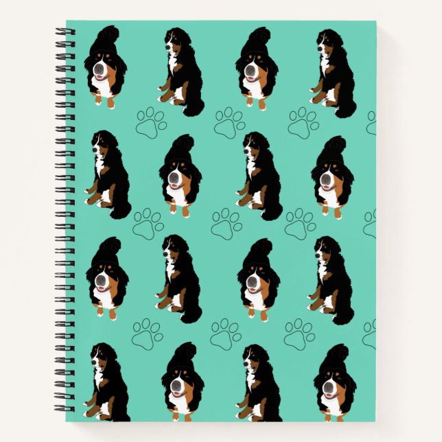 Bernese Mountain Dog Notizbuch (Vorderseite)