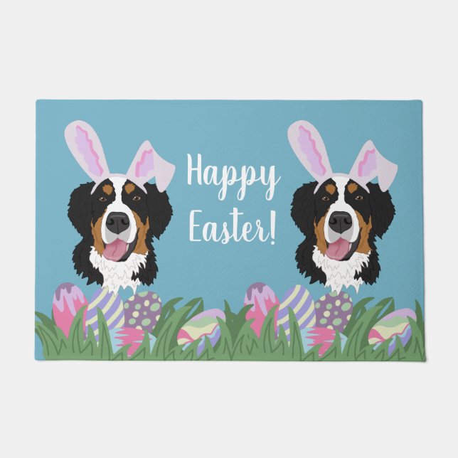 Bernese Mountain Dog Oaster Fußmatte (Vorderseite)