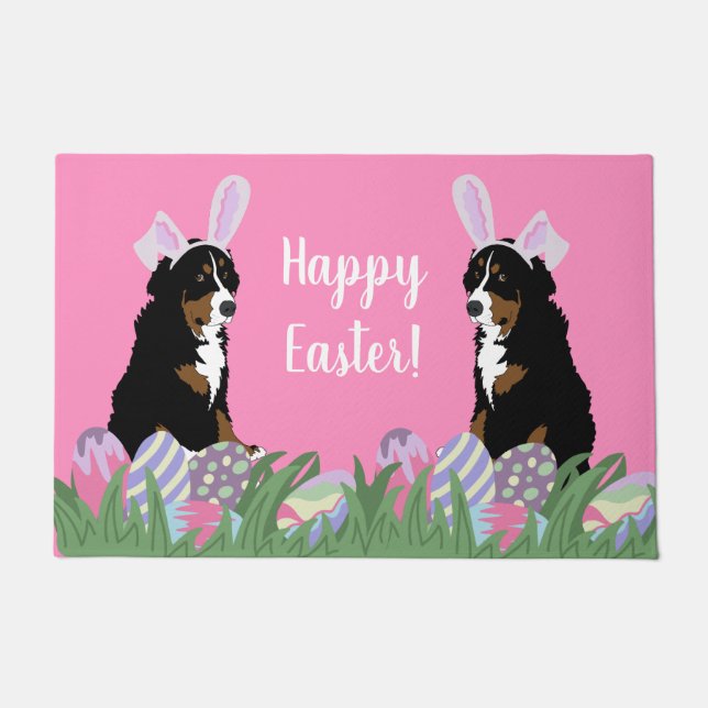 Bernese Mountain Dog Oaster Fußmatte (Vorderseite)