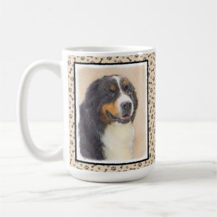 Bernese Mountain Dog Painting - Original Dog Art Kaffeetasse