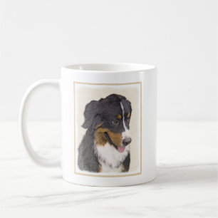 Bernese Mountain Dog Painting - Original Dog Art Tasse