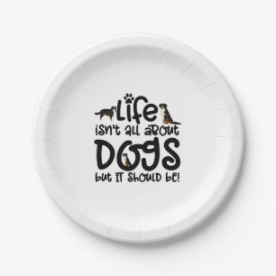 Bernese Mountain Dog Pappteller