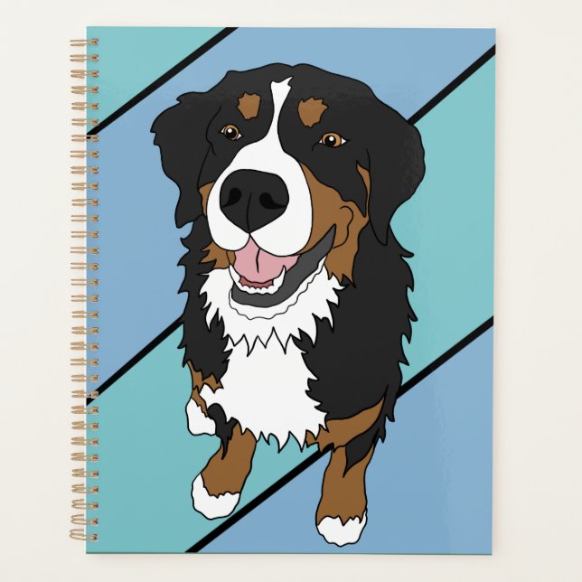 Bernese Mountain Dog  Planer (Vorderseite)