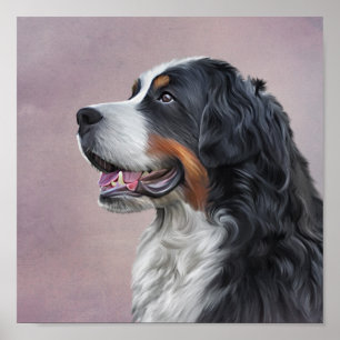 Bernese Mountain Dog Poster