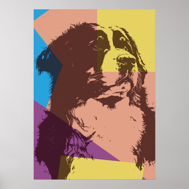Bernese Mountain Dog Poster (Vorne)