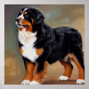 Bernese Mountain Dog Poster