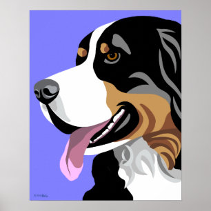 Bernese Mountain Dog Posters Poster