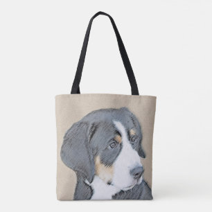 Bernese Mountain Dog Puppy Painting - Original Art