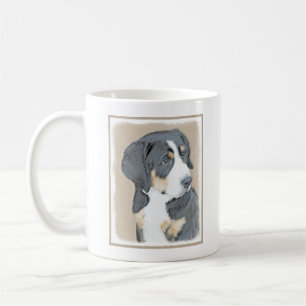 Bernese Mountain Dog Puppy Painting - Original Art Tasse
