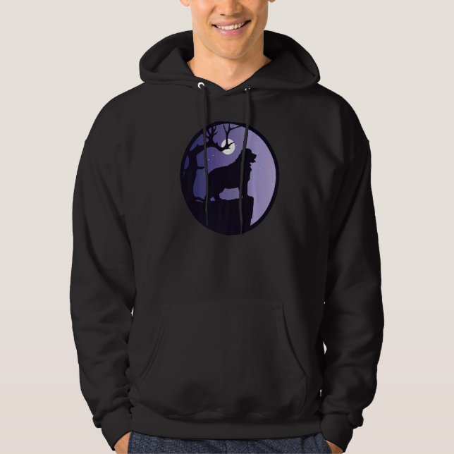 Bernese Mountain Dog Retro 3 Hoodie (Vorderseite)