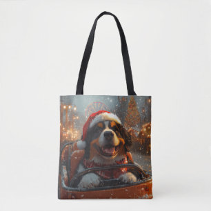 Bernese Mountain Dog Roller Untersetzer Weihnachte