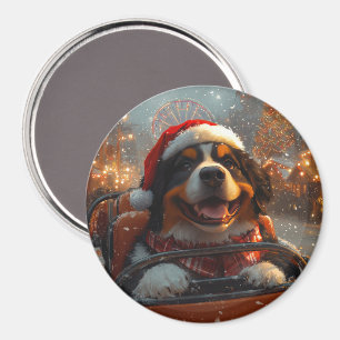 Bernese Mountain Dog Roller Untersetzer Weihnachte Magnet
