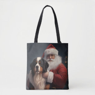 Bernese Mountain Dog Santa Claus Weihnachten