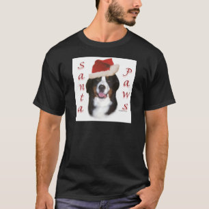 Bernese Mountain Dog Santa Paws T-Shirt