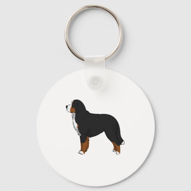 Bernese Mountain Dog Schlüsselanhänger (Vorderseite)