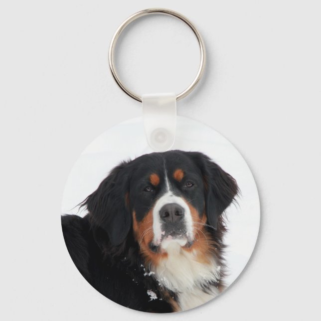 Bernese Mountain Dog Schlüsselanhänger (Vorderseite)