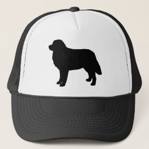 Bernese Mountain Dog Silhouette Truckerkappe
