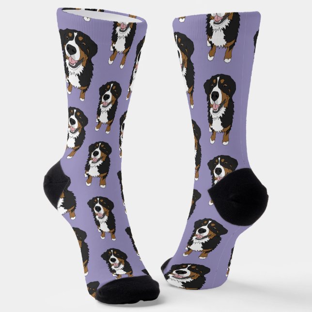 Bernese Mountain Dog Socken (Gewinkelt)