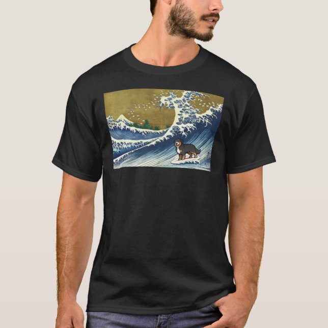 Bernese Mountain Dog Surfen Klassischer T - Shirt  (Vorderseite)