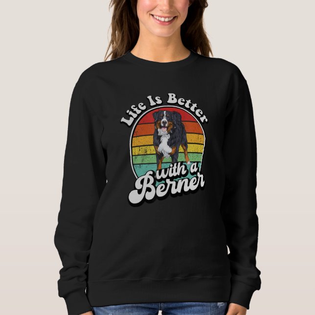 Bernese Mountain Dog Sweatshirt (Vorderseite)