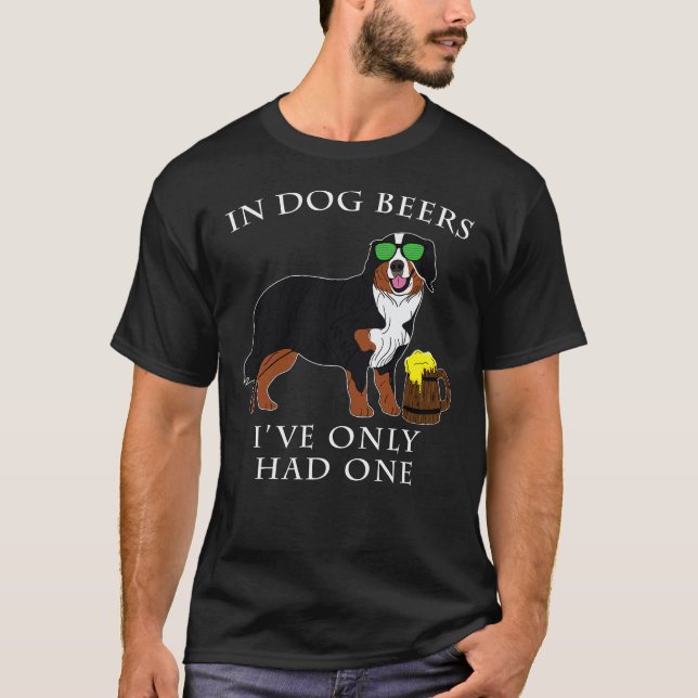 Bernese Mountain Dog T Shirt Irish St Patrick Day (Vorderseite)