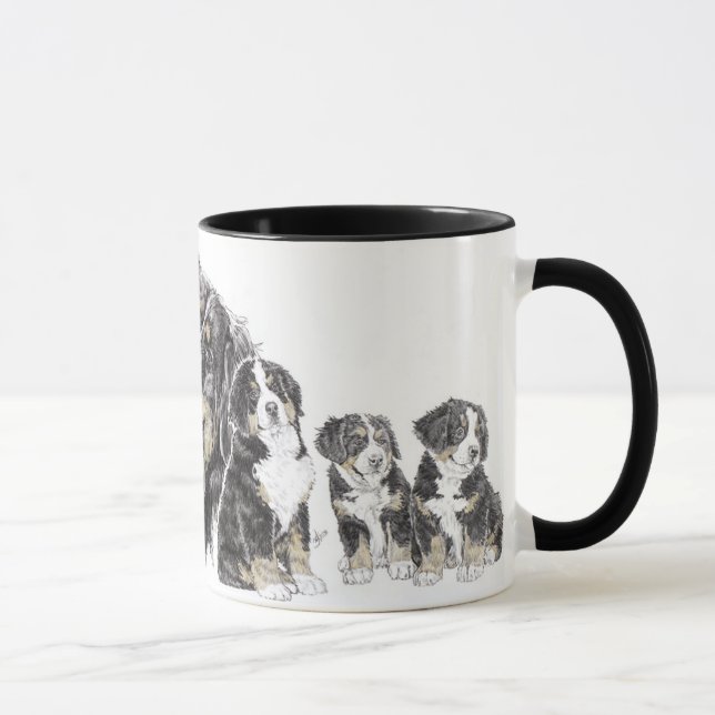 Bernese Mountain Dog Tasse (Rechts)