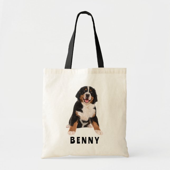 Bernese Mountain Dog Tote Bag Tragetasche (Vorne)