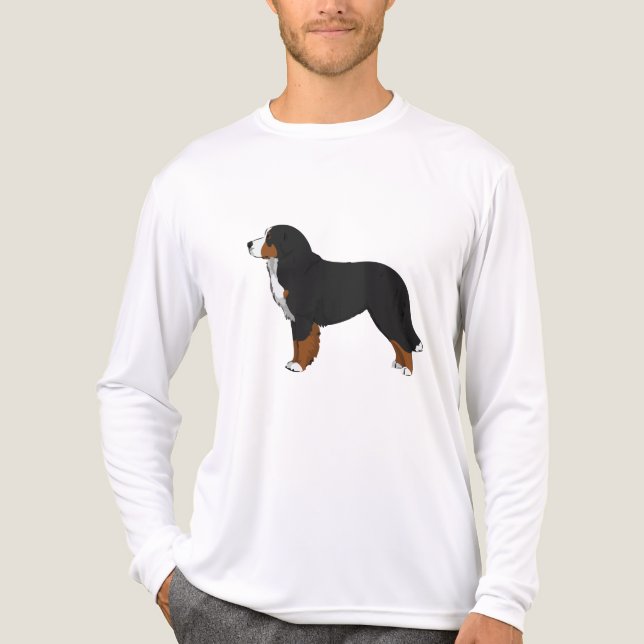 Bernese Mountain Dog Tri-Blend Shirt (Vorderseite)