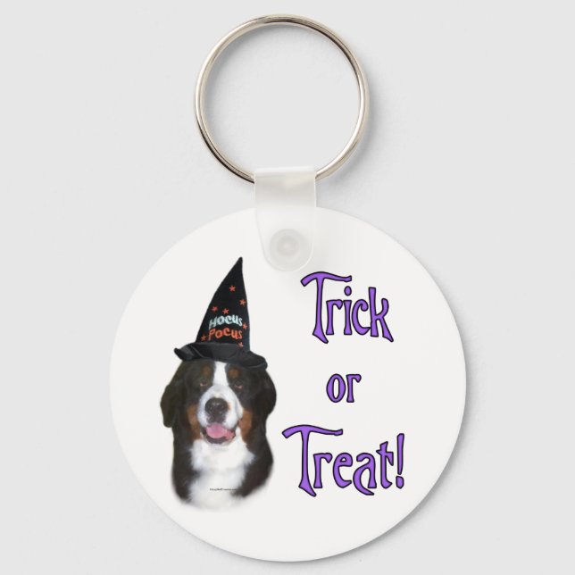 Bernese Mountain Dog Trick Schlüsselanhänger (Vorderseite)