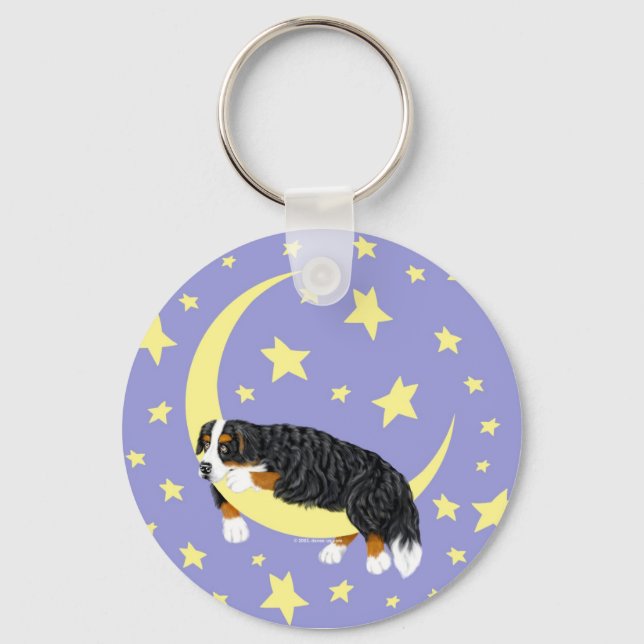 Bernese Mountain Dog Twinkle Schlüsselanhänger (Vorderseite)
