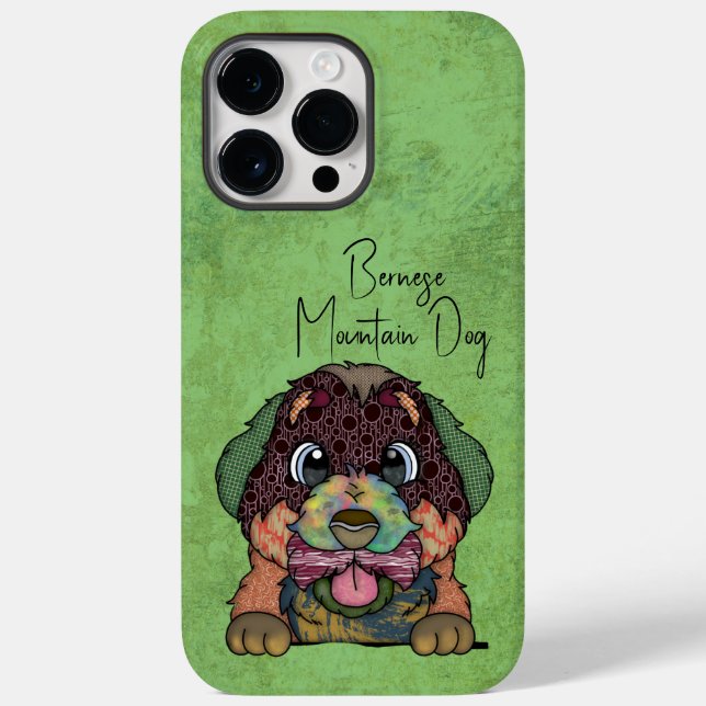 Bernese Mountain Dog Ugly Face Case-Mate iPhone Hülle (Rückseite)
