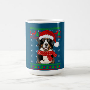 Bernese Mountain Dog Ugly Sweater Christmas Welpe Kaffeetasse