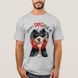 Bernese Mountain Dog Vampire Dog Funny Halloween T-Shirt