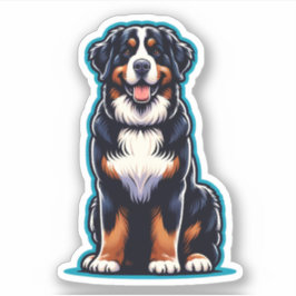 Bernese Mountain Dog Waterproof Sticker