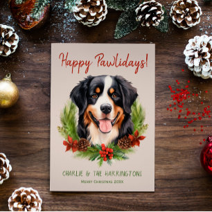 Bernese Mountain Dog Weihnachten Glück Pawlidays