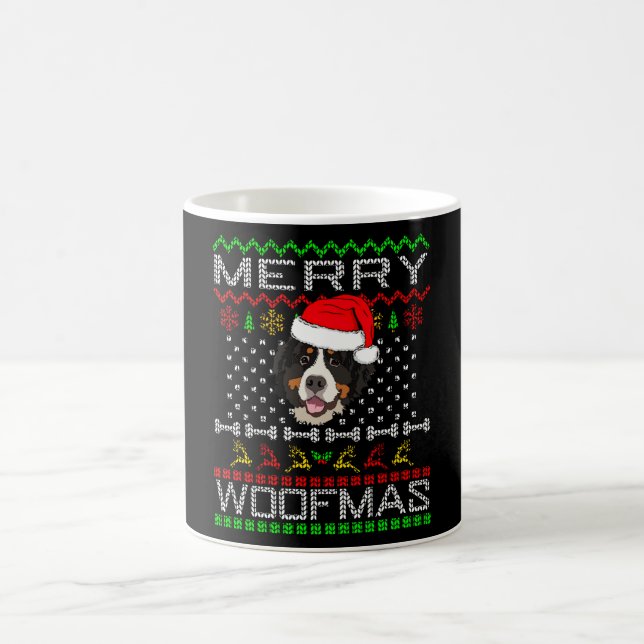 Bernese Mountain Dog Weihnachtsgeschenk Idee Kaffeetasse (Mittel)