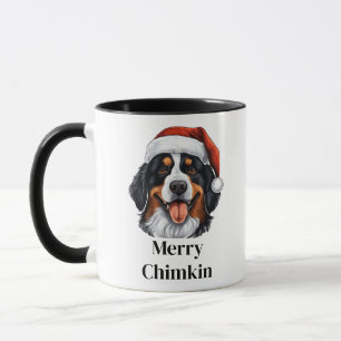 Bernese Mountain Dog Weihnachtsmannmütze Weihnacht Tasse