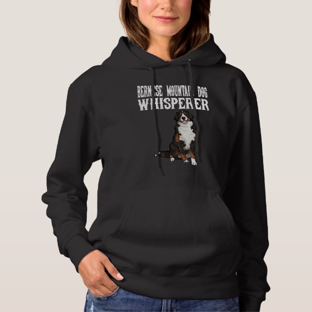 Bernese Mountain Dog Wisperer  Dog Hoodie (Vorderseite)