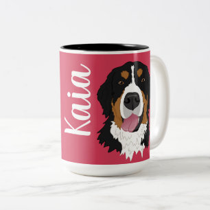 Bernese Mountain Dog Zweifarbige Tasse