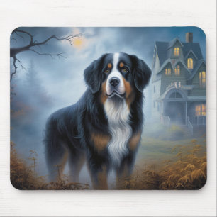 Bernese Mountain Halloween Beängstigend Mousepad