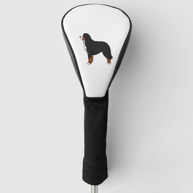 Bernese Mountain Hund 2 Golf Headcover (Vorderseite)